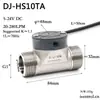 Sensor de Caudalímetro de Agua de Acero Inoxidable 304 de 4 Puntos y 2 Pulgadas Dj-Hsta, Resistente a la Temperatura hasta 80 Grados, Eje de Cerámica, Reducción de Ácidos Débiles y Contaminación
