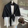 Chal de Color Sólido Cálido Versátil Moda Otoño e Invierno Accesorio de Protección para el Cuello Bufanda de Punto Conjunto Personalizado Bufanda Triangular