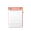 Caderno A5 Transfronteiriço com Linhas Picotadas, Estilo Botão, Caderno Liso, Caderno Pontilhado, Planejador Diário em Inglês