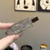 Accesorios para el Cabello Estilo Dongdaemun Coreano Clip para el Cabello Súper Brillante con Pedrería de Cristal Pinza de Pato Pinza Lateral Pinza Bb Pasador Adorno para el Cabello