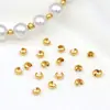 Hebilla de media luna abierta con cuentas en forma de C, bañada en cobre y oro auténtico de 18 quilates, con posicionamiento, hecha a mano, para collar y pulsera, B94