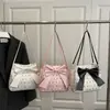Bolso de Hombro con Asa de Mano Estilo Coreano para Viajes, Elegante, Gran Capacidad, Mariposa, Debajo del Brazo para Mujer, Nueva Moda 2026, Bolso Tote de Lunares