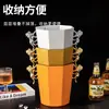 Cubo de Hielo con Cabeza de León de Acero Inoxidable Cubo de Hielo para KTV Bar Cubo de Champán Especial Comercial Cubo para Hielo de Cerveza Vino Tinto