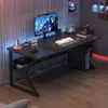Escritorio para e-sports, escritorio de estudio, estación de trabajo, escritorio de oficina, escritorio para el hogar, escritorio para estudiantes, diseño simple y moderno, adecuado para dormitorios, escritorio de computadora