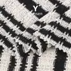 Tejido de Punto Jacquard Fluido 270g Poliéster Hilo Hueco Teñido en Hilo 100% Poliéster Tela para Suéter Camisa Rayada Polo