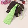 10 cm Sacher Borla DIY Hand-Woven Mobile Phone Bolsa Pendurado Orelha Antigo Ventilador Hanfu Imprensa Lapela Pendurada Orelha Decoração