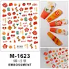 Pegatinas 5D en Relieve para Uñas Año Nuevo 2024 Dragón Chino Tótem Danza del León Fortuna Mahjong Calcomanías Adhesivas para Uñas