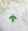 Accesorios de Joyería DIY de Hoja de Aleación Pintada para Hacer Pendientes, Collares, Pulseras y Colgantes