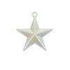 Pingente de estrela de cinco pontas banhado a ouro Pingente de estrela corrente para celular chaveiro Decoração tridimensional material Acessórios para joias DIY