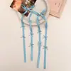 Grampo de Cabelo Longo com Fita Estilo Francês Estilo Ballet Doce Pequeno Laço Presilha de Fita Presilha Lateral Acessórios de Cabelo Estilo Menina