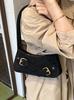 Bolso de Moda Casual Gran Capacidad para Mujer Bolso de Hombro Estilo Retro Moderno Bolso de Hombro para el Trabajo en la Axila Comercio Exterior Transfronterizo
