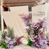 Nuevo soporte para cortina de tela de fondo de boda, decoración, soporte, diseño de escena de boda, arco retráctil elevable, tendedero para colgar tela, accesorios