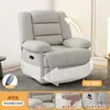 Sofá de Masaje Eléctrico Individual Multifuncional Espacio de Sala de Estar Silla Mecedora Reclinable Perezosa de Ocio Silla Giratoria Modelo Nuevo 2024