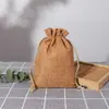 Pantalones de Lino con Bolsillo de Solapa y Cordón al por Mayor Bolsa de Almacenamiento con Cordón Bolsa de Regalo con Cordón Bolsa Pequeña de Tela con Cordón Bolsa Personalizada para Juguetes