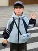 Chaqueta de Otoño para Niños 2390 Nueva Moda Infantil Estilo Coreano Cortavientos Chaqueta para Bebé Primavera y Otoño Ropa Urbana