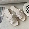 Pantuflas Mujer Verano Nueva Moda Combinan con Todo Correa Cruzada Una Tira Hogar Antideslizantes Transfronterizo Comercio Exterior Popular en Línea Ins Moderno