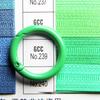 Llavero de Anillo de Resorte de Aleación de Zinc Pintura en Aerosol Laca Anillo Redondo Llavero Anillo Abierto Accesorios Bolsa Hebilla Colgante Joyería al por Mayor Equipaje