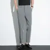 Novas Calças Casuais Pequenas da Moda Primavera e Verão Calças Casuais Largas e Fluidas Homem Estilo Coreano Terno Casual Homem