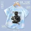 Conjunto Esportivo Infantil Delta Weilong Rosa Comedor de Ouro para Meninos Camiseta de Manga Curta de Secagem Rápida e Shorts Roupa de Casa Fresca