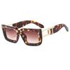 Gafas de sol cuadradas de montura grande a juego de colores decoración de letras OT adecuadas para hombres y mujeres gafas de sol de moda 4388