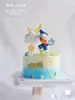 Adornos para Hornear Castillo Dibujos Animados Pastel de Cumpleaños Pato Donald Hada Tess Disfraz Niños y Niñas Decoración de Cumpleaños para Bebé