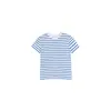 Oferta especial: Camiseta Básica Ajustada de Manga Corta con Rayas Multicolor para Mujer
