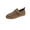 Mocasines Planos Slip-On Estilo Retro Old Money Otoño 2026 para Mujer Mules de Moda con Suelas Blandas