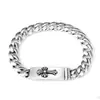 Pulseira CH nova com motivos de espada, âncora e cruz, acessório de mão unissex, moda retrô europeia e americana, pulseira padrão S925