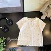 En stock: Camiseta Polo de Manga Corta de Verano 2026 para Niñas con Estrellas de Colores y Estampado Completo de Corazón para Niños