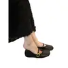 Sapatos Mary Jane Retro Franceses de Alta Qualidade Chuyuji, Sapatos de Boca Rasa, Sapatos Planos de Primavera para Mulheres, Adequados para Saias, Sapatos de Couro Macio