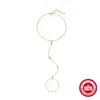 Plata de Ley S925 Estrella de Ocho Puntas con Diamante Único Incrustada con Diamantes, Cadena para Dedo Estilo Lujo Ligero, Popular en Europa y América, Anillo Pulsera Ins Personalizado