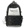 Mochila Nova Tendência de Grande Capacidade e Alta Aparência Estilo Coreano Mochila para Aluno do Ensino Fundamental Bolsa Escolar Casual Ins Nicho para Mulheres