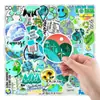 50 piezas pegatinas de graffiti con frases de protección ambiental para coche, bandeja de cáñamo, teléfono móvil de coche, monopatín, pegatinas decorativas al por mayor