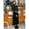 Elegante conjunto de vestido de duas peças estilo coreano para mulheres, nova coleção primavera 2026, com um top cinza sofisticado e estiloso