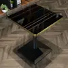 Sofá Booth Estilo Industrial, Taburete Sofá de Pared para Bares, Cafeterías y Restaurantes de Comida Occidental, Juego de Mesa y Sillas para Tiendas de Té de Leche y Panaderías