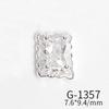 Estilo japonés nuevo joyería de circonita para uñas diamante colgante de luna caliente grulla de coronilla roja color oro real que retiene G1352-1375
