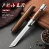 Nuevo cuchillo de exterior pluma mágica cuchillo recto pequeño cuchillo de supervivencia en la naturaleza cuchillo anti-cuerpo todo en uno quilla cuchillo de frutas para el hogar