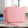 Estuche de Maquillaje Transfronterizo con Espejo, Estuche de Maquillaje Minimalista Urbano para Maquilladores al por Mayor, Estuche de Maquillaje de Lujo Ligero de Gama Alta con Espejo y Luz