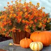 Flores y Plantas Artificiales de Otoño Amazon Transfronterizo Eucalipto Otoñal Margaritas Decoraciones de Acción de Gracias para el Hogar Decoración del Hogar
