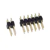 Pin de cobre de doble fila de 2,54 mm chapado en oro pin en línea pin 2*2P/3/4/5/6/8/10/15/20-40P