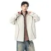Chaqueta Reversible Americana con Cuello mao para Niños Primavera Nuevo Diseño Holgado Chaqueta de Vuelo de Trabajo