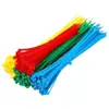 Bridas de Nylon Autocierre de Colores 4*200 Rojas, Amarillas, Azules y Verdes Bridas de Plástico para Cables Cuerdas de Atar para Jardinería Fabricante Venta al por Mayor