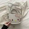 Linda Bolsa Cruzada de Dibujos Animados para Mujer, Nuevo Bolso de Mano Versátil de Moda Hello Kitty, Bolso de Hombro de Alto Valor para Niñas