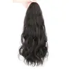 Rabo de Cavalo Peruca Corda de Cabelo Estilo Nuvem Cacheada para Mulheres, Cabelo Médio-Longo, Cabelo Realista, Estilo Elástico, Peruca de Rabo de Cavalo Alto Naturalmente Volumosa