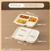 Caja de Empaque Desechable de Almidón de Maíz Meidi Vajilla Caja de Empaque Sellada Portátil Grado Alimenticio Trabajo Picnic