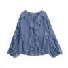 Camisa Decorativa de Capas Casual Versátil de Moda Tendencia Popular de Venta Caliente Amazon Aliexpress Estilo Europeo y Americano