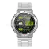 Reloj Inteligente Kt85 Transfronterizo Frecuencia Cardíaca Linterna Llamada Bluetooth Asistente de Voz Luz Morada Reloj para Deportes al Aire Libre