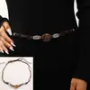Accesorios Bohemios Cuerda de Cintura Étnica Decorativa Cadena de Cintura para Vestido Nuevo Estilo Retro Cinturón Trenzado Cinturón para Mujer