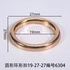 Diâmetro interno circular 19mm fivela circular círculo sapato fivela agulha fivela bagagem acessórios de vestuário flor sapato alça de ombro fivela de ajuste