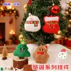 Lindos Colgantes Pequeños de Peluche Serie Navideña Pequeños Regalos Navideños Colgantes para Mochila Colgantes para Llavero Llaveros